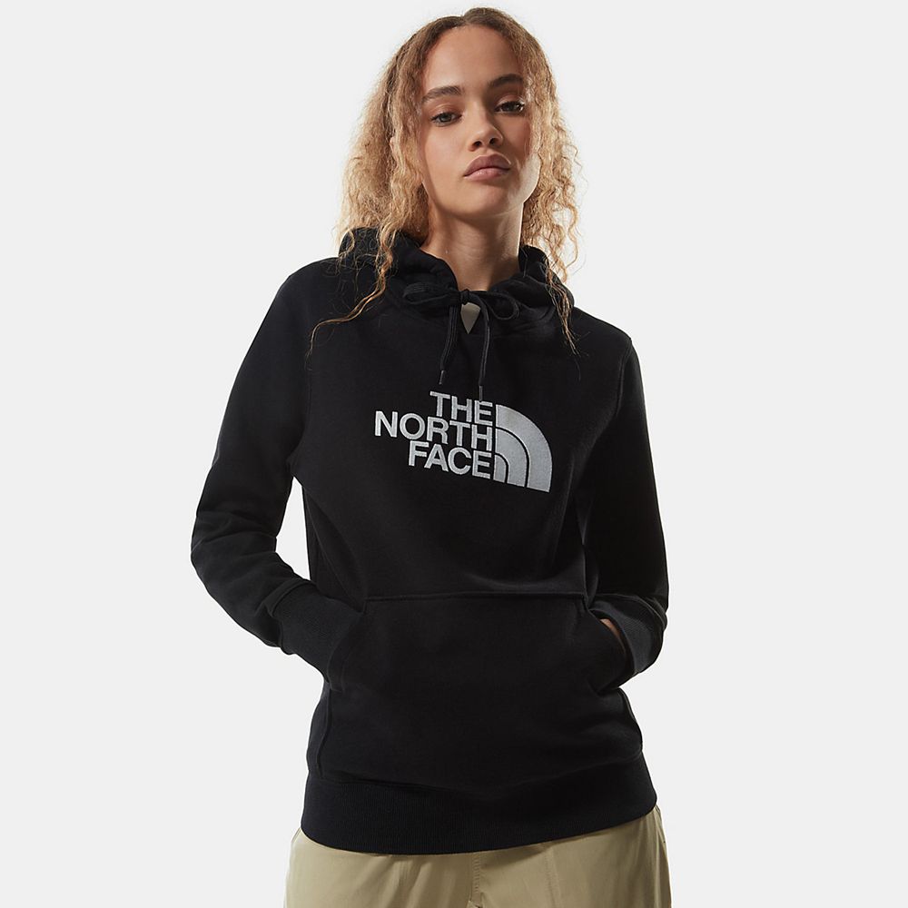 The North Face Hoodie Womens Australia - The North Face Drew Peak Black (ZQV-750831)